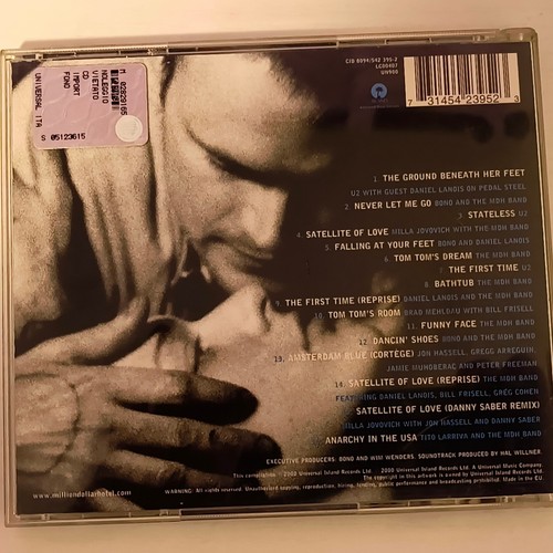 THE MILLION DOLLAR HOTEL Soundtrack CD Island 2000 U2 Milla Jovovich - Foto 4 di 4