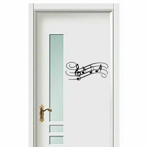 Calcomanía de vinilo de notas musicales musicales para decoración de arte de pared de ventana de coche de hogar Foto 3 de 4