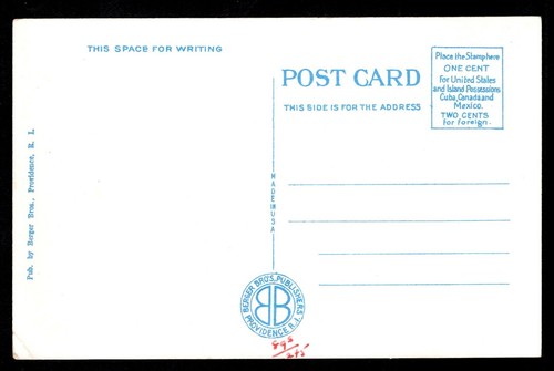State Capitol and Grounds, Providence, R. I. Post Card - Picture 2 of 2