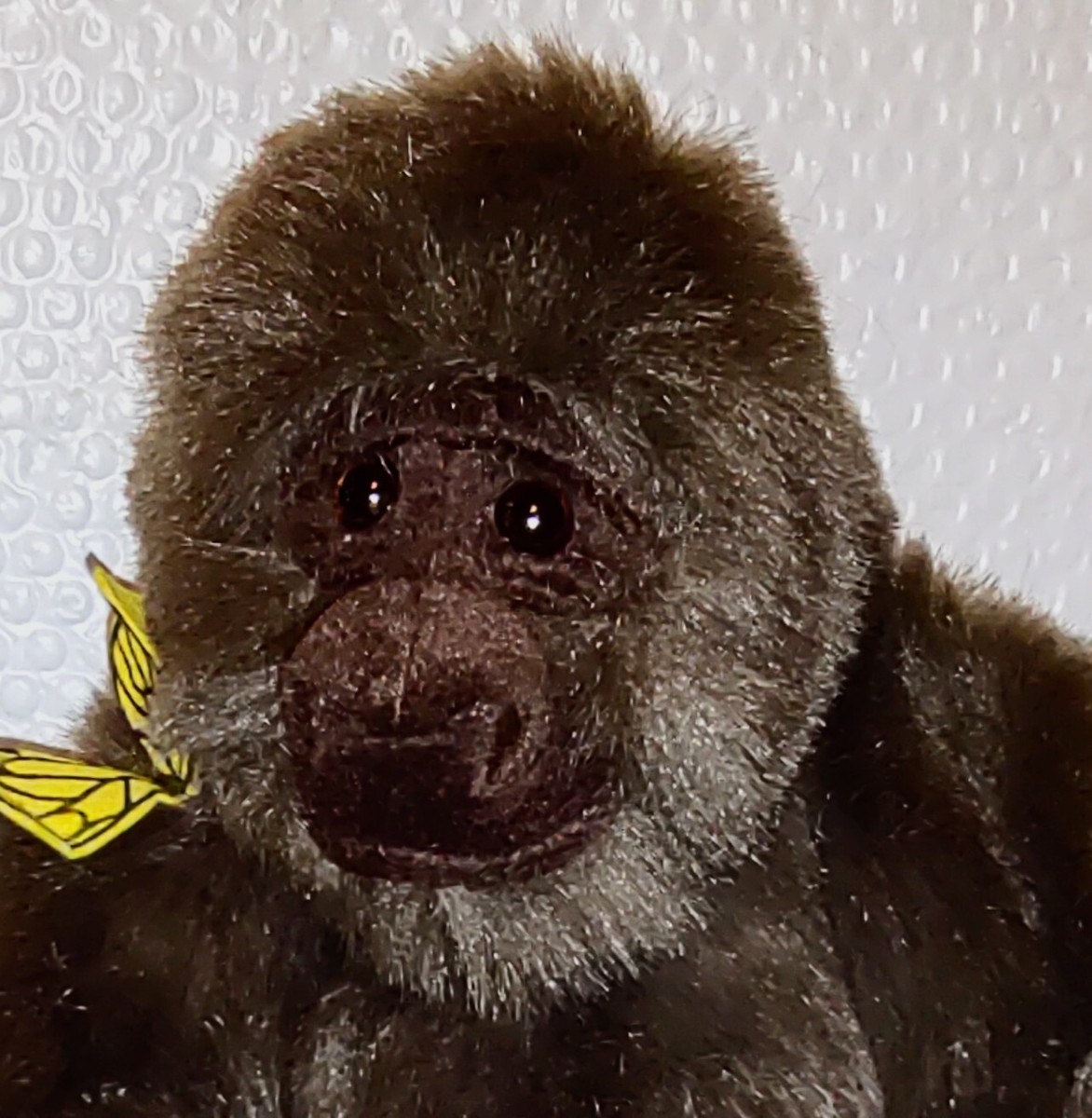 Dakin AMY the Gorilla Brown 16in Soft Plush w/Butterfly 1998 LNWT