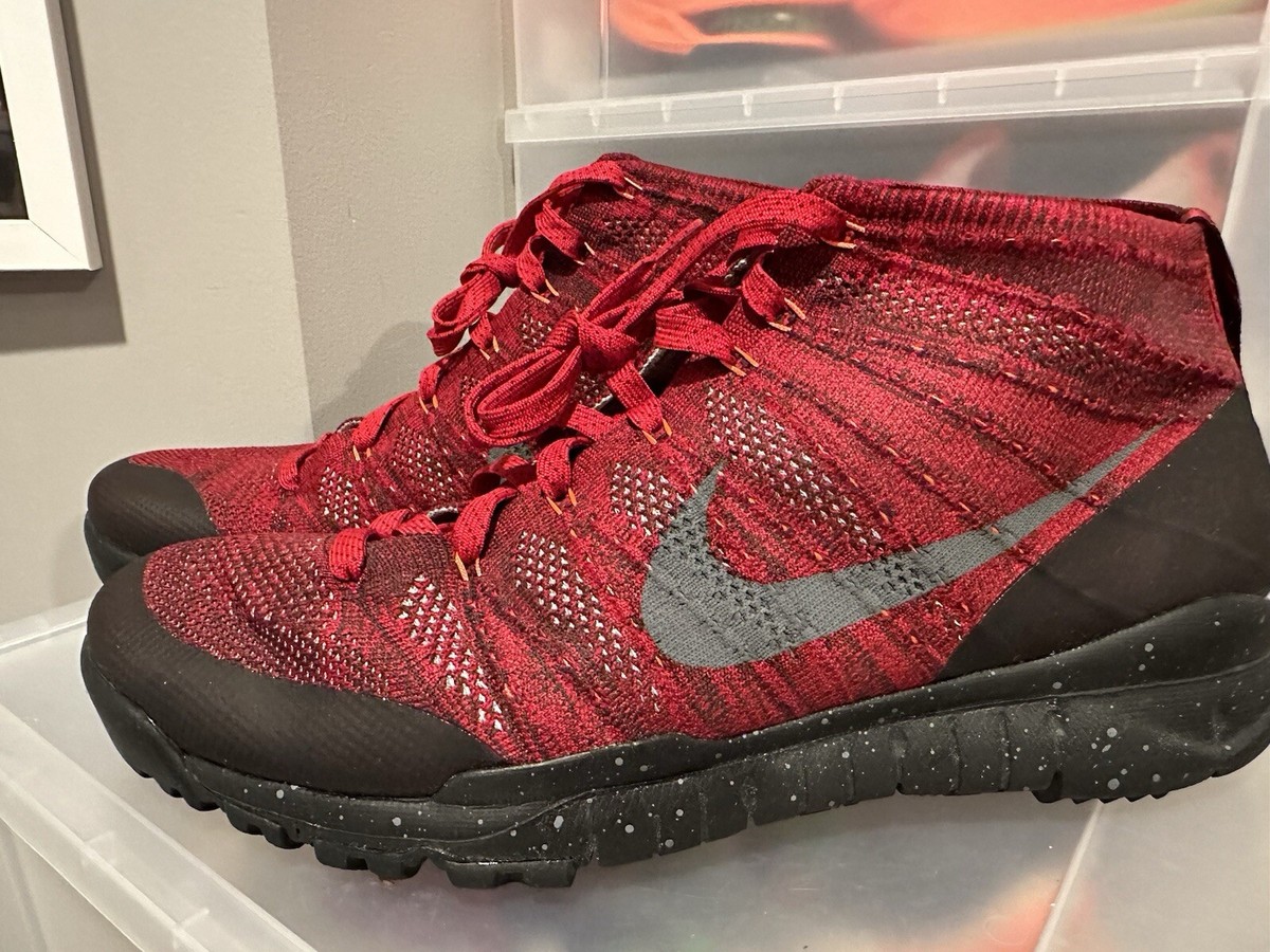 シューズ(男性用) NIKE FLYKNIT CHUKKA Nike Flyknit Chukka Spikeless Golf Shoes Multicolor 819009