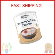 Augason Farms Creamy Wheat Cereal Can, Emergency Food Supply, Everyday Meals, 55