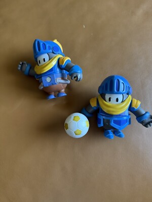 Fall Guys Ultimate Knockout Paladin Mini Figure Soccer Pair Lot