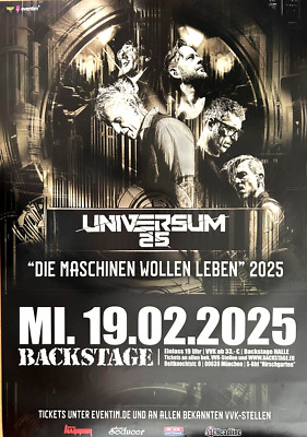 UNIVERSUM25 2025 MÜNCHEN - orig. Concert Poster - Konzert Plakat - DIN A1