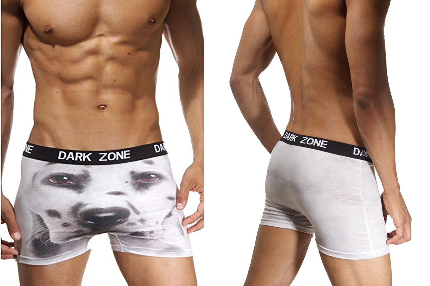 Mens Exotic Boxer Briefs Darkzone Series Soft Stretchy Underwear In