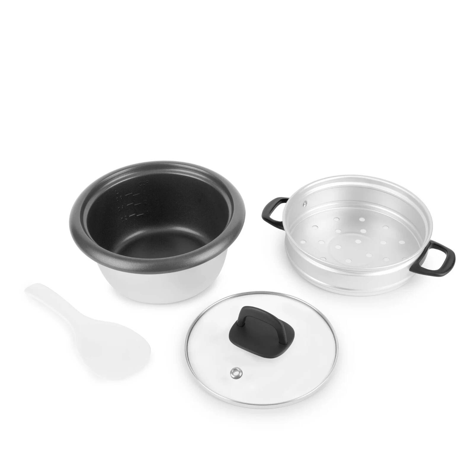 Aroma&reg; 6-Cup (Cooked) / 1.5Qt. Rice & Grain Cooker, White, New, ARC-743-1NG