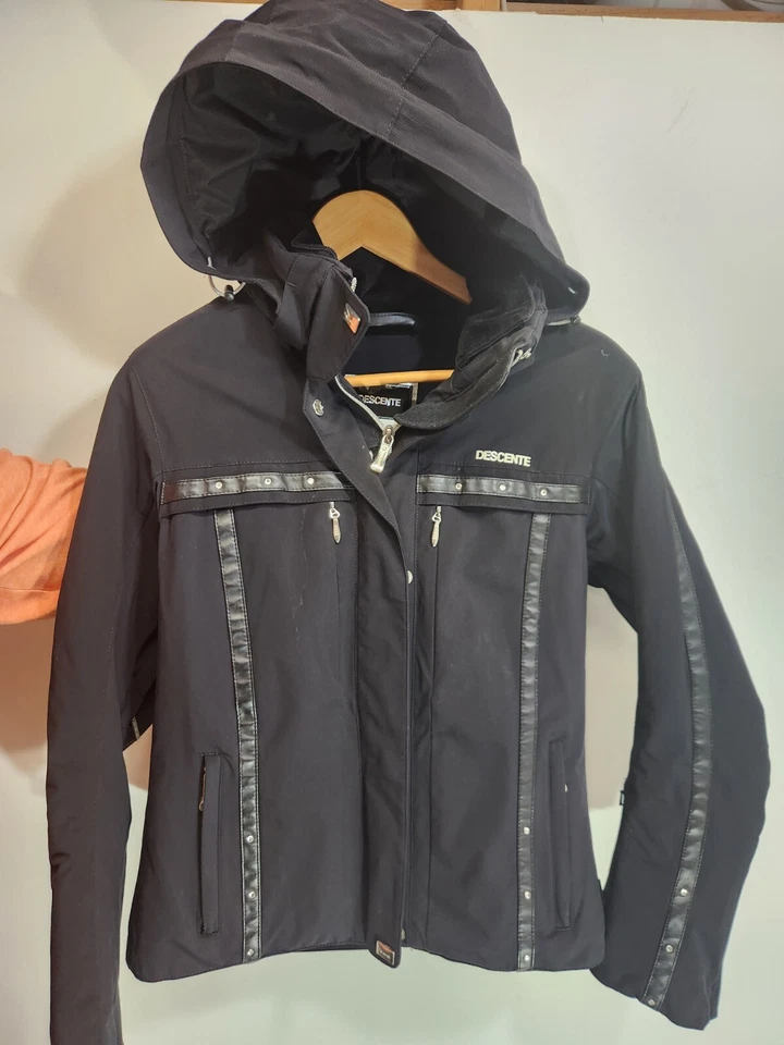 Descente Womens Ski Jacket Ion Bodies Titan Thermo Hood Sz 8 US - Image 3 of 4