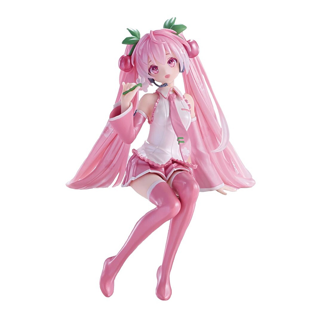 Hatsune Miku Sakura Miku (Pearl Color Ver.) Noodle Stopper Figure
