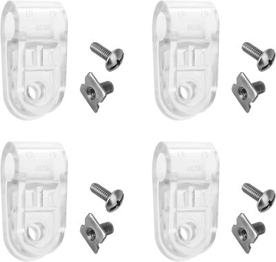 Football Helmet Clips Screws Nuts Compatible with Schutt F7 & Riddell Wire 