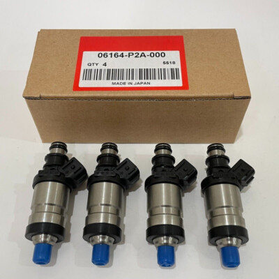 4 X NEW FUEL INJECTORS 06164-P2A-000 FOR 96-00 CIVIC 96-97 DEL SOL S 1.6L