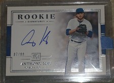 2020 PANINI NATIONAL TREASURES ANTHONY KAY ROOKIE AUTO 87/99 BLUE JAYS👍