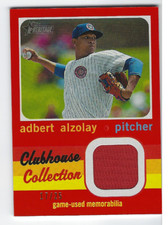 ADBERT ALZOLAY 2020 TOPPS HERITAGE MINOR LEAGUE GAME USED JERSEY RELIC /25
