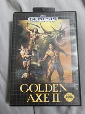 Golden Axe II (Sega Genesis, 1991) Game & Artwork& Case No Manual