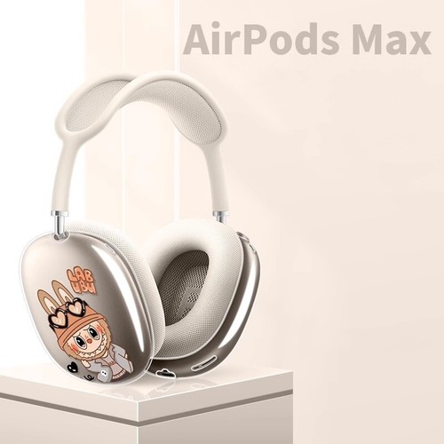 Airpods Max Case Headphones Soft Silicone Cover Soft Cute La Bu Cartoon Pink New - 第 2/16 張圖片