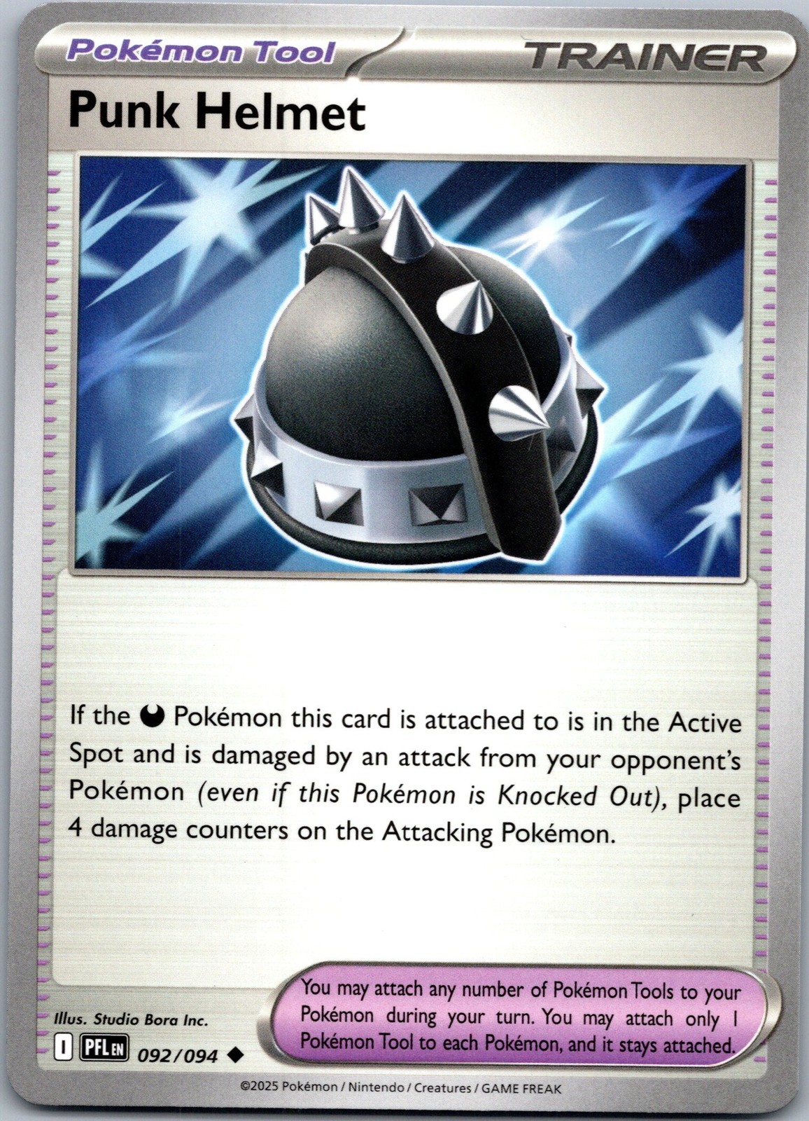 Punk Helmet Normal ME02: Phantasmal Flames 092/094 NM