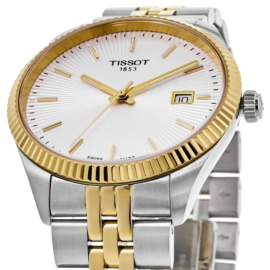 Tissot Ballade 40mm White Dial Two Toned Stainless Steel Watch T1564102203100 - Image 2 of 4