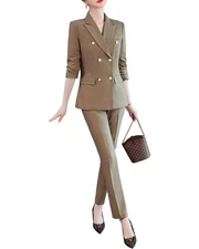 Bossy Chic 2Pc Blazer & Pant Set Women's  8