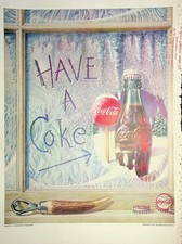 Original 1952 Vintage print Ad: Every Winter Have a Coca-Cola #COKE