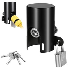 Water Spigot Lock, Outdoor Faucet Lock, Metal Material, Prevents Tampering an...