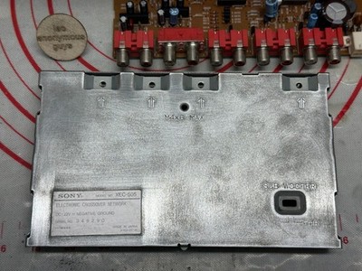 Sony Xec-505 Old School Stereo Electronic Crossover Network for