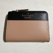 KATE SPADE KH616 Madison Small L Zip Wallet TOASTED HA