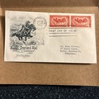 US Stamp FDC Scott# 1120 Overland Mail 1958 Used San Francisco California — photo 1