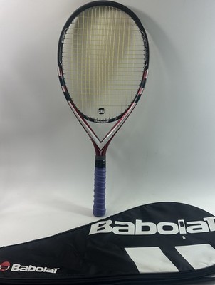 Babolat Y112 Side Drivers 4 1/2 Crystal Graphite Tennis Racquet Racket w/bag