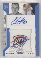 2010-11 Playoff Contenders Patches Rookie Ticket Cole Aldrich #111 Auto 09qx