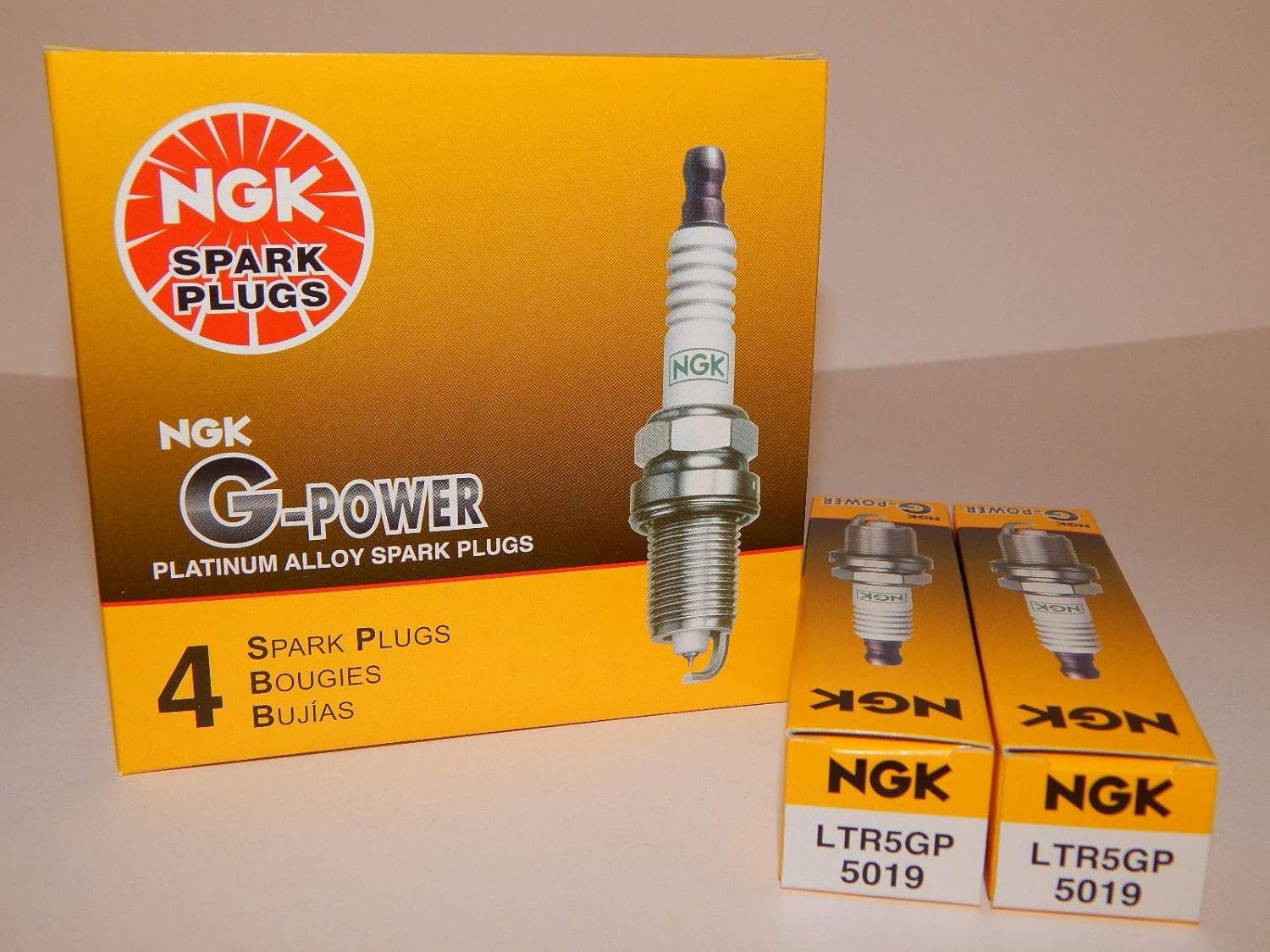 NGK 5019 G-Power Spark Plugs LTR5GP 6 Pack 