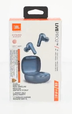 JBL Live Pro 2 TWS True Wireless Bluetooth Noise Cancelling Earbuds - Blue
