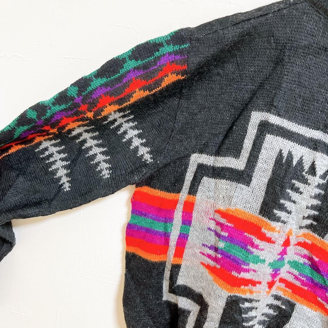 Pendleton Native Pattern Wool Sweater L Made in U… - image 18