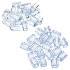 1Set/20Pcs, Kitchen Sink Rack Feet w 20Pcs, 5mm ID x 10mm OD Bumpers Cover Clear