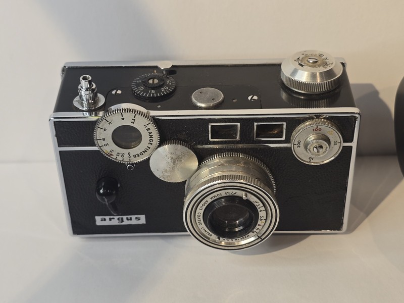 Vintage Antique Argus Camera Film Leather Case