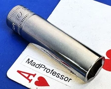 Snap-on USA 1/4" drive 10mm Deep Metric 6-point Chrome Socket wrench STMM10 NEW