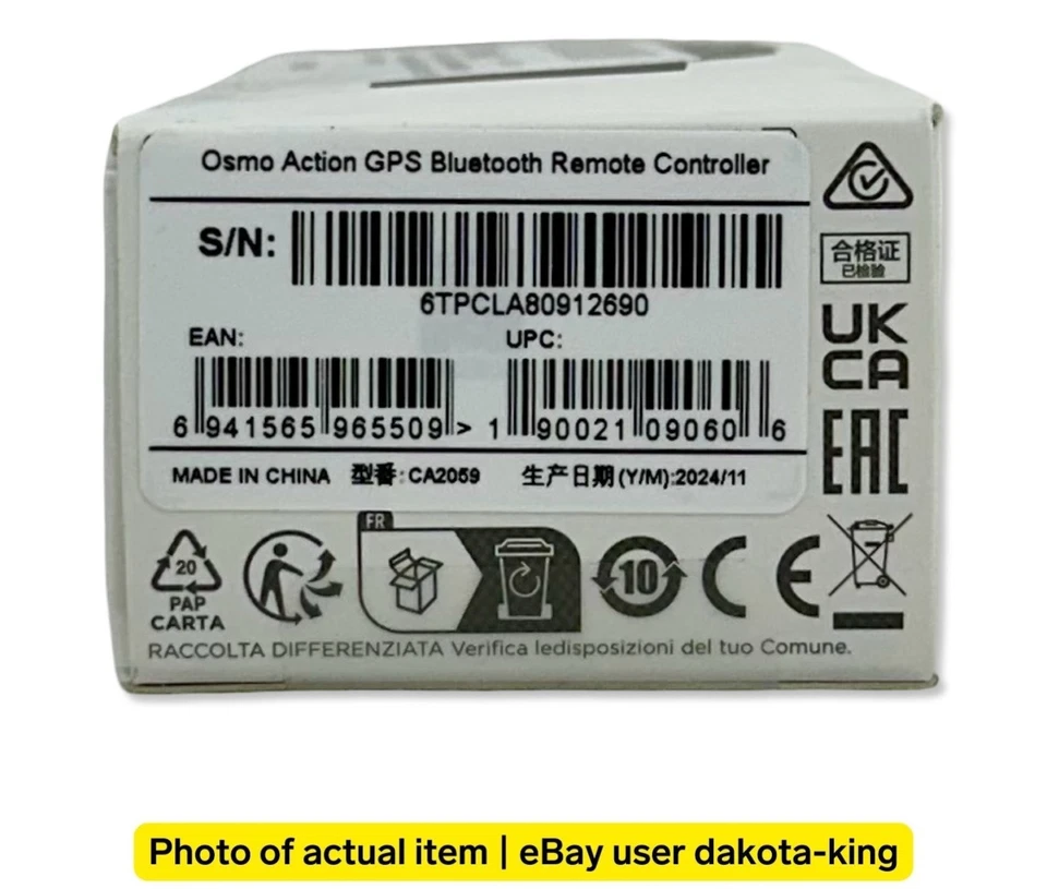 DJI Osmo Action 5/4 GPS Bluetooth Remote Controller OSMO-AF-336 *FACTORY SEALED* - Image 4 of 4