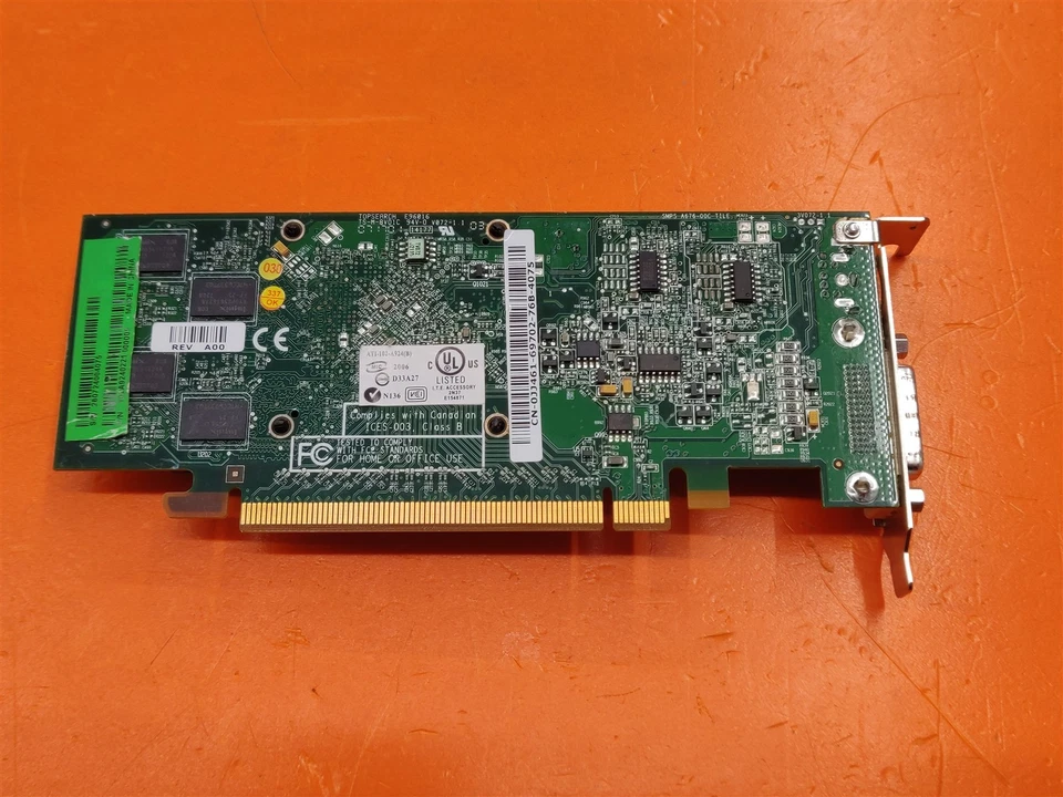 ⭐️⭐️⭐️⭐️⭐️ Dell 0JJ461 Video Graphics Card Low Profile 102A9240221 w/ Cable - Image 4 of 4