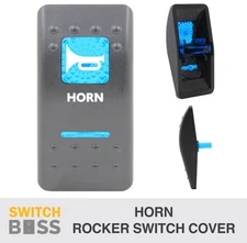 Rocker Switch Cover Only HORN - suit Blue LED Boat Caravan