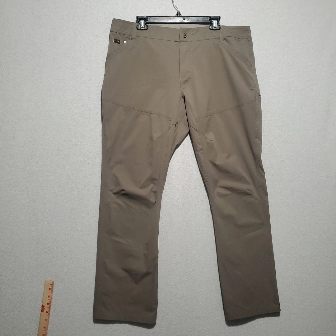 Kuhl Pants Mens 40x32 Silencr Tan Ripstop Camp Hike Fish Work Outdoor Travel Dad