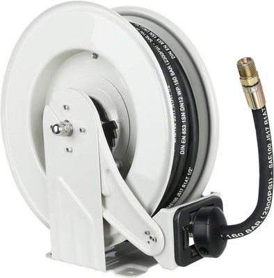 Fuel Hose Reel Retractable Machine Oil Hose Reel 1/2'' x 50' Auto Rewind