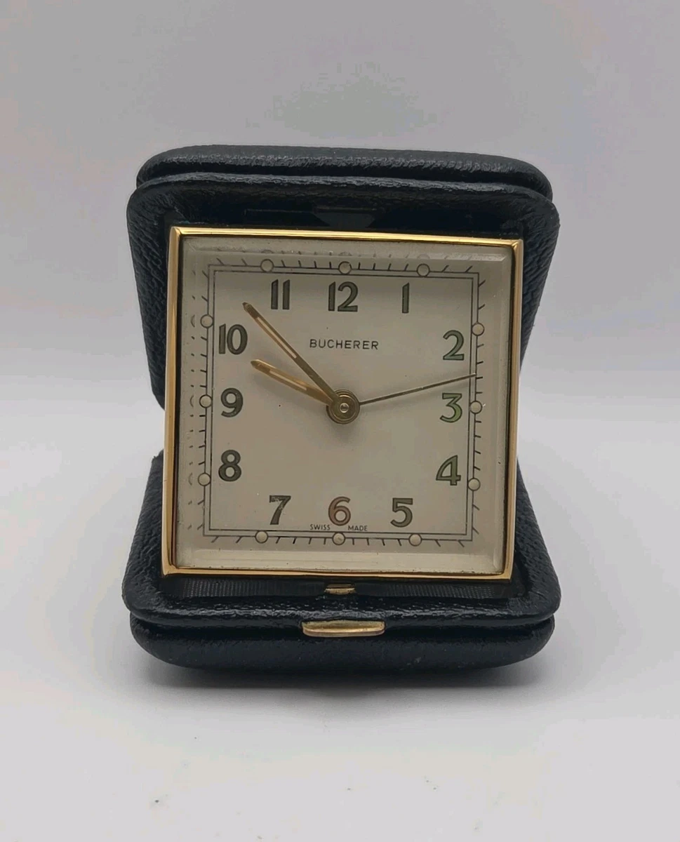 Bucherer Clock In Collectible Alarm Clocks (1930-1969) for sale | eBay