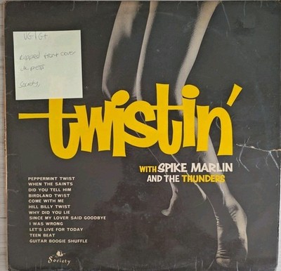Spike Marlin & The Thunders Twistin Vinyl Record VG/G+ SOC 915 