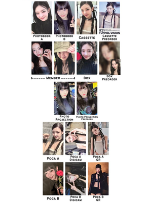 itzy - TUNNEL VISION Album genuine Official PHOTOCARD KPOP 있지