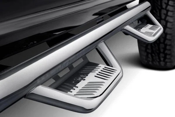 For Chevy Silverado 3500 HD 15-19 3" Podium Cab Length Polished Round Side Steps Foto 4 de 4