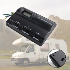 Heat/Cool Digital Thermostat Replacement Compatible w/Coleman 83303362 Black