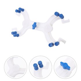  Lab Stand Clamp Set Squeeze Action Clamps Aluminum Baluue Double Buret