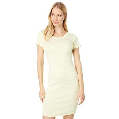 Three dots Striped Crew Neck Dress Size large
