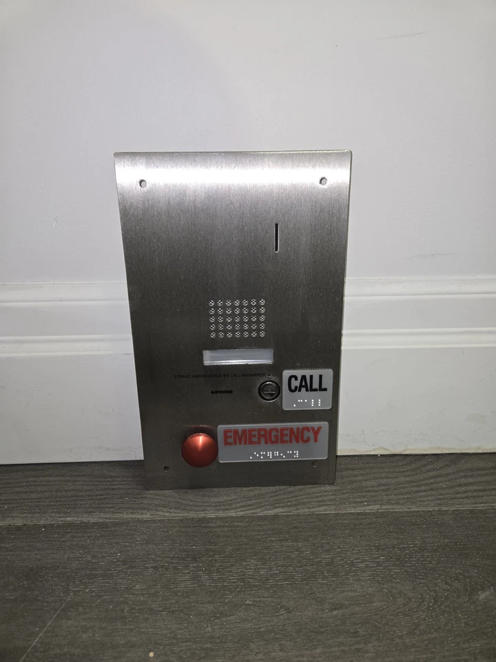 AIPHONE Audio Door Station IS-SS-2RA-R , Surface Stainless Steel Box Included.  - Image 2 of 4