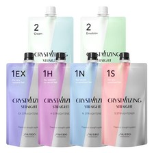 Shiseido Crystallizing Straightener Perm Neutralizing Cream or Emulsion set