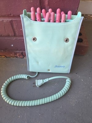 Clairol Benders Heated Rollers Vintage Hair Curlers 1980s Tested Pink Missing 1