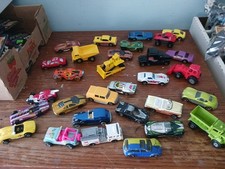Lot Of 30 VINTAGE DIECAST Cars. Hot Wheels. Matchbox. Kenner. More